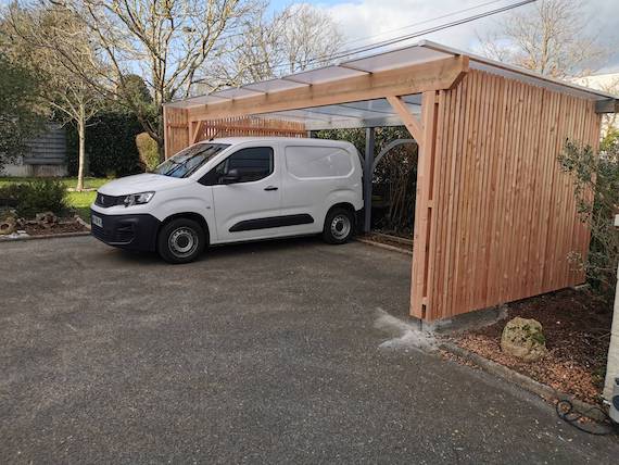 carport bois